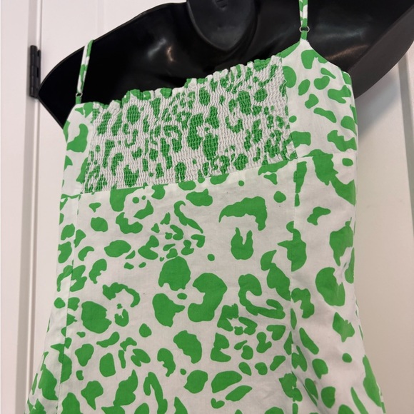 Zara Summer Smocked Square Neckline Printed Bodysuit Size Small - Picture 6 of 14